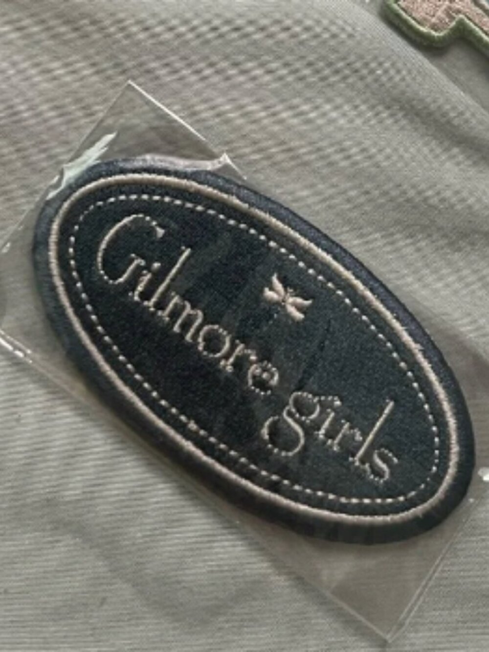 Stoney Clover Lane x Gilmore Girls logo denim sign patch